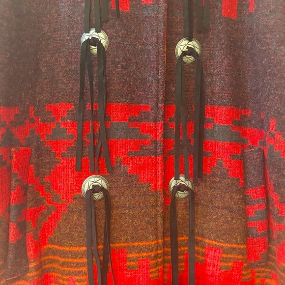 Vintage Woolrich Hooded Western Long Wool Jacket size L - Picture 5 of 14